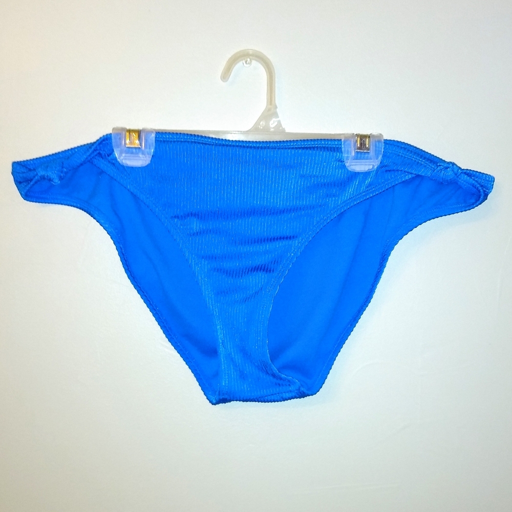 XL swimsuit blue bottoms bathing suit swim